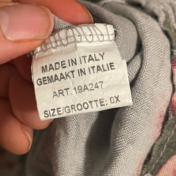 Francesca Bettini 100% LineFloral Sleeveless Maxi Dress - made in Italy - Picture 4 of 5